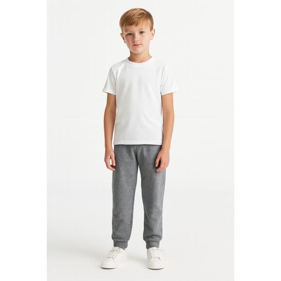 Excellent condition Hanes Boys' Gray Fleece Sweatpants - Size Small - Picture 1 of 5